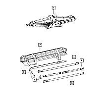 68310124AA Floor Bracket
