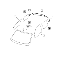 68319325AA Rear View Mirror