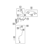 68333413AA Oil Return Tube