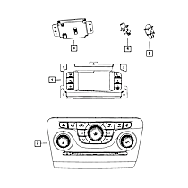 68349513AA HVAC Control Module