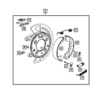 68350384AB Parking Brake Fork Lock Plate