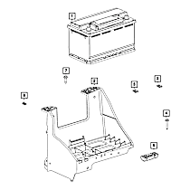 68350658AC Battery Tray - Direct Fit