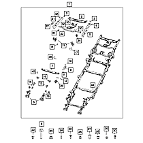 68355344AA Track Bar Bracket - Direct Fit