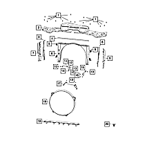 68359245AB Direct Fit Radiator Support Seal, Sold Individually