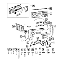 68365743AA Wheel Housing