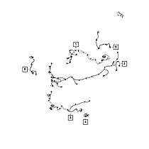 68368357AE Body Wiring Harness - Sold individually