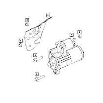 68371509AA Starter Heat Shield