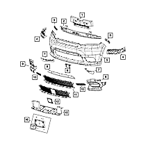 68377772AA Bumper