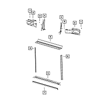 68396077AA Radiator Air Seal - Sold individually