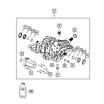 68408733AA Differential O-Ring, Sold individually