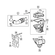 68413344AA Intake Tube - Sold individually