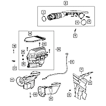 68413346AA Intake Tube - Sold individually