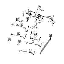 68424241AB Direct Fit Instrument Panel Wiring Harness, Sold Individually