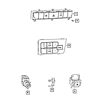 68433876AA Brake Light Switch - Sold individually