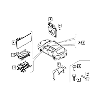 68439255AA Direct Fit Compass Module Connector, Sold Individually
