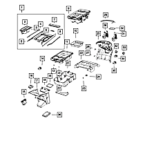 68449363AA Console Cover - Direct Fit