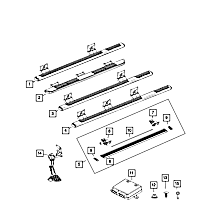 68461581AA Driver Side Running Board Motor