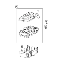 68465571AA Fuse Box Cover - Direct Fit
