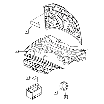 68471038AA Direct Fit Emission Label
