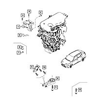 68472681AA Motor and Transmission Mount Bracket