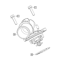 68490088AA Direct Fit Coolant Thermostat Seal, Sold Individually