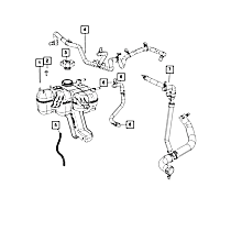 68502657AA Auxiliary Water Pump Hose - Direct Fit