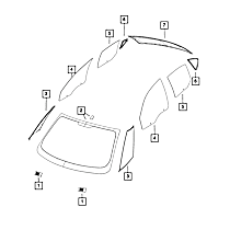 68505290AA Windshield