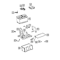68519233AA Battery Temperature Sensor - Direct Fit