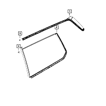 68542345AA Quarter Glass
