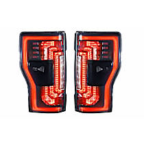 LF351 Driver and Passenger Side LED Tail Light, With bulb(s), Red Lens, XB LED Series