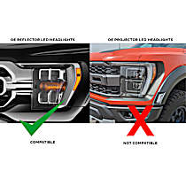 LF498H Headlight Adapter - Direct Fit