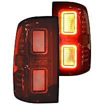 LF522 Driver and Passenger Side LED Tail Light, With bulb(s)