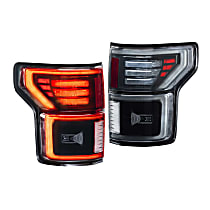 LF723 Driver and Passenger Side LED Tail Light, With bulb(s)
