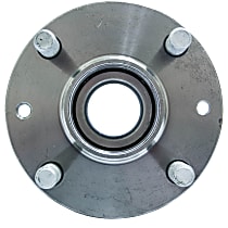 WH512354 Rear, Driver or Passenger Side Wheel Hub, 4 Lugs, With Bearing