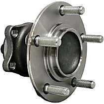 Rear, Driver or Passenger Side Wheel Hub,   Assembly, Axle Nut Torque Spec: Refer To Oe Service Manual, SE, FWD, 5 Lugs, With Bearing, Quality-Built Wheel Hub