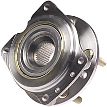 Front, Driver or Passenger Side FWD, Wheel Hub Assembly, Axle Nut Torque Spec: 151 Ft-Lbs / 205Nm, With Bearing, Quality-Built OE Replacement