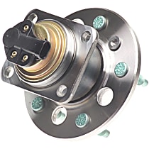 WH513062 Rear, Driver or Passenger Side Wheel Hub, 5 Lugs, With Bearing,, Quality-Built Wheel Hub