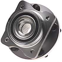 Front, Driver or Passenger Side Wheel Hub,  With 15 in Wheel,  Assembly, Axle Nut Torque Spec: 180 Ft-Lbs / 244Nm, FWD, With Bearing, Quality-Built OE Replacement