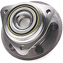 WH513084 Front, Driver or Passenger Side Wheel Hub, With Bearing,, Quality-Built OE Replacement