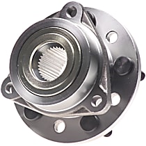 Front, Driver or Passenger Side FWD, Wheel Hub Assembly, Axle Nut Torque Spec: 120 Ft-Lbs / 163Nm, With Bearing, Quality-Built OE Replacement - Front, Driver or Passenger Side