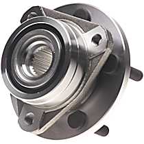 Front, Driver or Passenger Side Wheel Hub,   Assembly, Axle Nut Torque Spec: 184 Ft-Lbs / 250Nm, FWD, With Bearing, Quality-Built OE Replacement