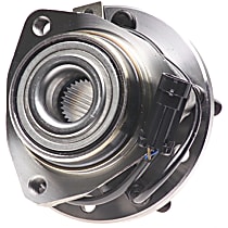 Front, Driver or Passenger Side 4WD, Oe Design, Wheel Hub Assembly, Axle Nut Torque Spec: 103 Ft-Lbs / 140Nm, With Bearing, Quality-Built OE Replacement