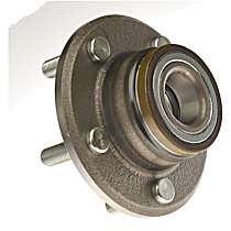Front, Driver or Passenger Side Wheel Hub,   Assembly, Axle Nut Torque Spec: N/R, RWD, With Bearing, Quality-Built OE Replacement
