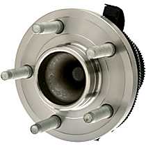 Front, Driver or Passenger Side Wheel Hub, With Bearing, Quality-Built OE Replacement