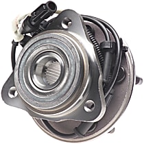 Front, Driver or Passenger Side Wheel Hub, 5 Lugs, With Bearing,, Quality-Built OE Replacement