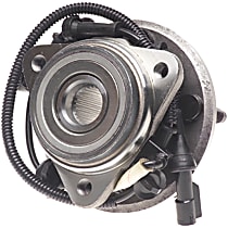 Front, Driver or Passenger Side Wheel Hub, 4WD, 4-Wheel ABS, 5 Lugs, With Bearing, Quality-Built OE Replacement