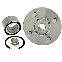 Front, Driver or Passenger Side Wheel Hub, With Bearing, Quality-Built OE Replacement