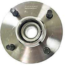 Rear, Driver or Passenger Side Wheel Hub, 4-Wheel ABS, With Rear Disc, 4 Lugs, With Bearing
