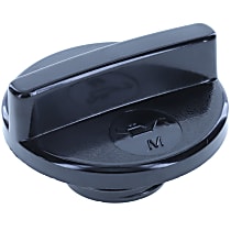 Oil Filler Cap - Black, Metal, Direct Fit, Sold individually