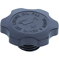 Oil Filler Cap - Black, Plastic, Direct Fit, Sold individually